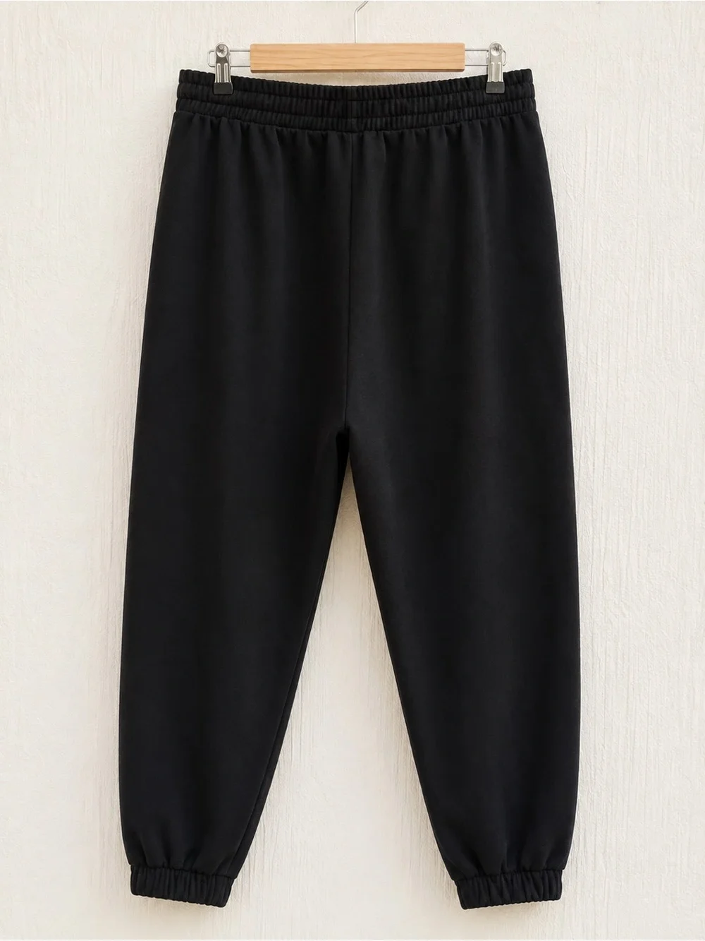 PUMA Black Fleece Jogger Sweatpants Pink Logo Women’s Size L
